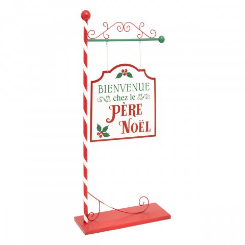 PANCARTE METAL CHEZ PN H100