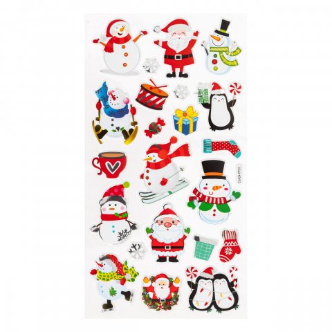 STICKERS FUN 3D 4ASS