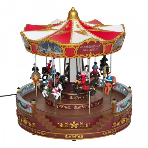 VILLAGE DE NOEL GD CARROUSEL MV/MS 52L T