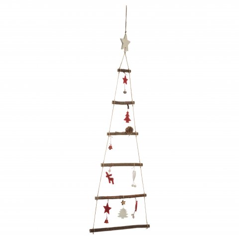 SAPIN MURAL BOIS DECO 75CM B